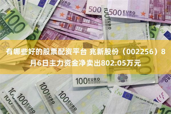 有哪些好的股票配资平台 兆新股份（002256）8月6日主力资金净卖出802.05万元