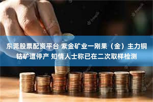 东莞股票配资平台 紫金矿业一刚果（金）主力铜钴矿遭停产 知情人士称已在二次取样检测