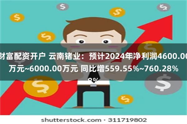 财富配资开户 云南锗业：预计2024年净利润4600.00万元~6000.00万元 同比增559.55%~760.28%