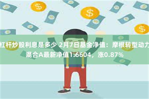 杠杆炒股利息是多少 2月7日基金净值：摩根转型动力混合A最新净值1.6604，涨0.87%